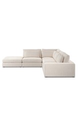 Bloor 4-Piece Sectional W/ Ottoman Essence Natural