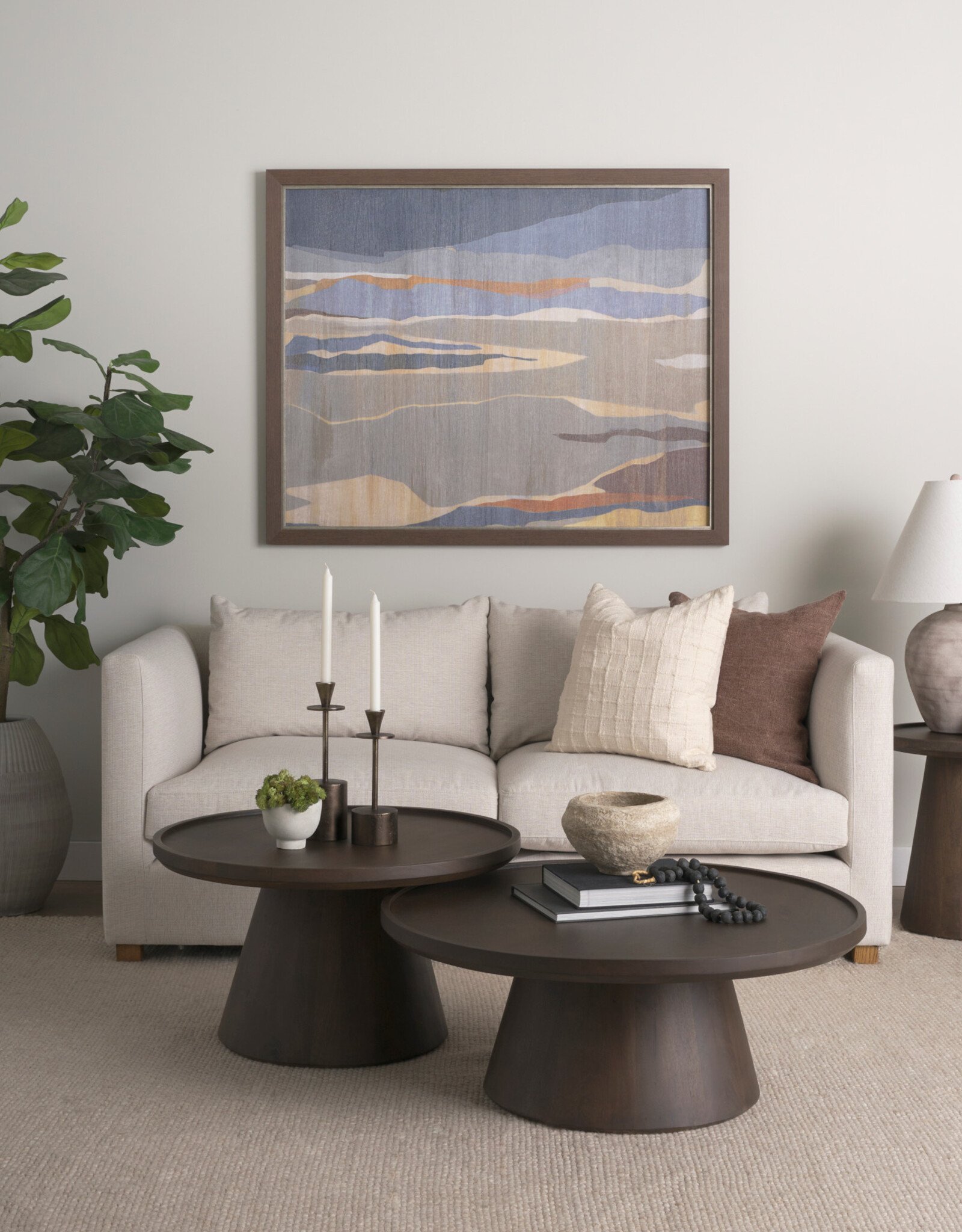 Takoda Drum Accent Table