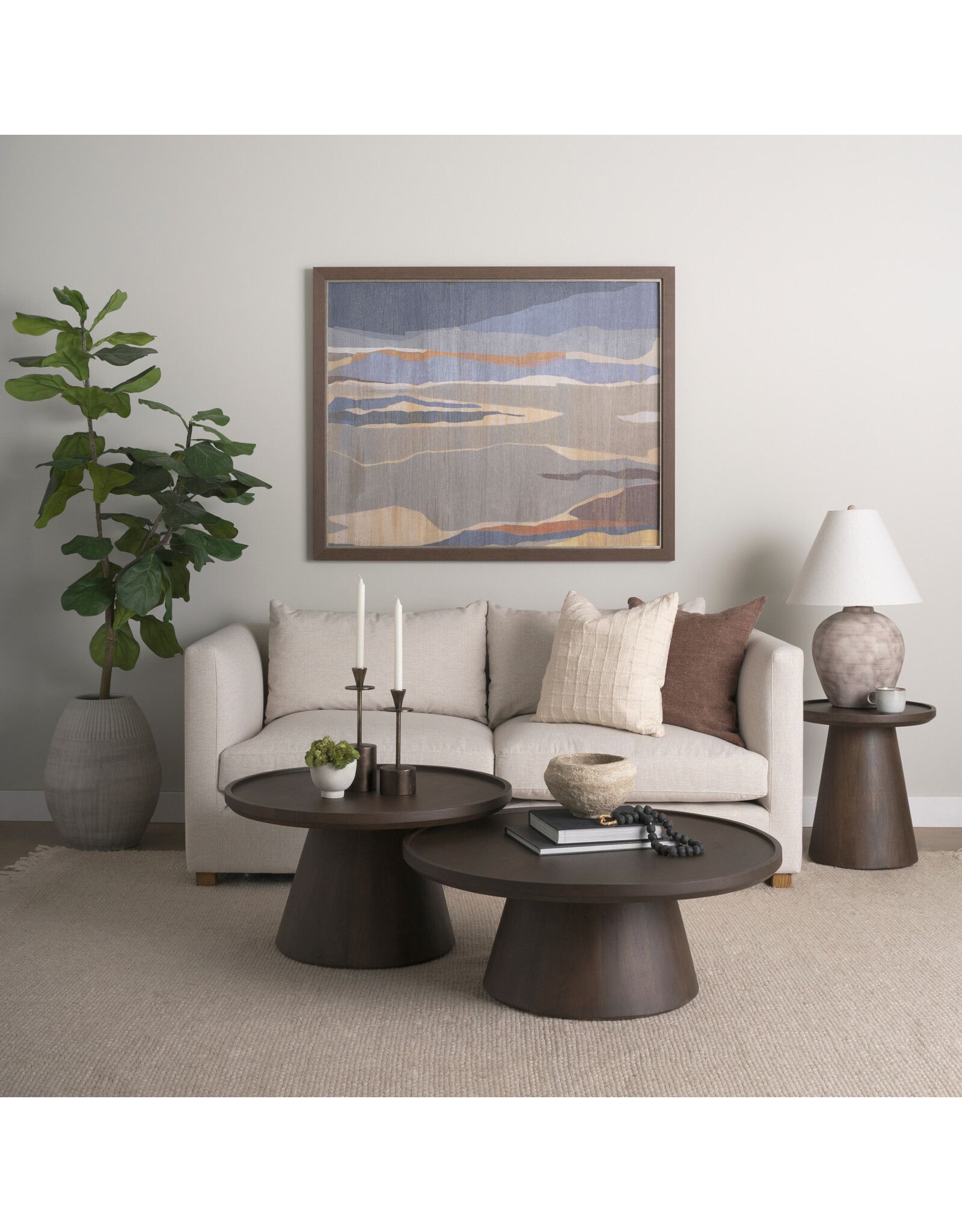 Takoda Drum Accent Table