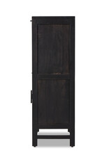 Caprice Bar Cabinet in Black Wash Mango