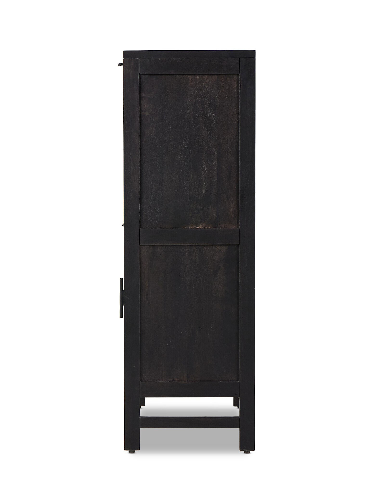 Caprice Bar Cabinet in Black Wash Mango