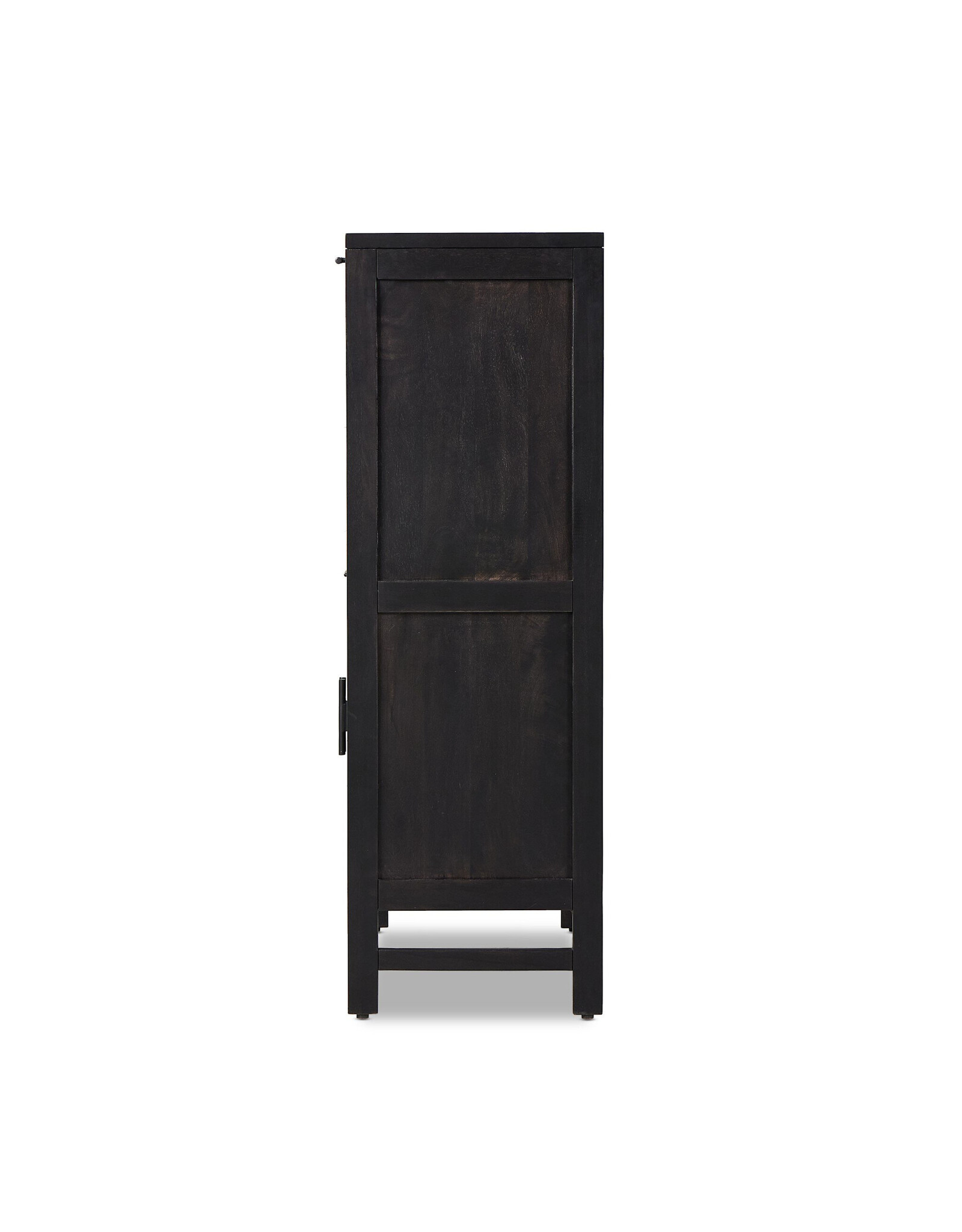 Caprice Bar Cabinet in Black Wash Mango