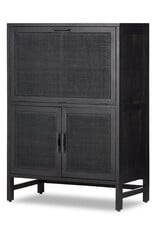 Caprice Bar Cabinet in Black Wash Mango