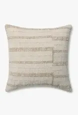Amber Lewis × Loloi Oatmeal Pillow