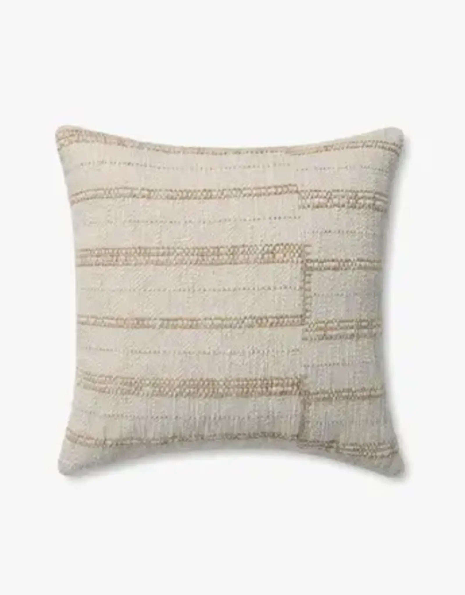 Amber Lewis × Loloi Oatmeal Pillow