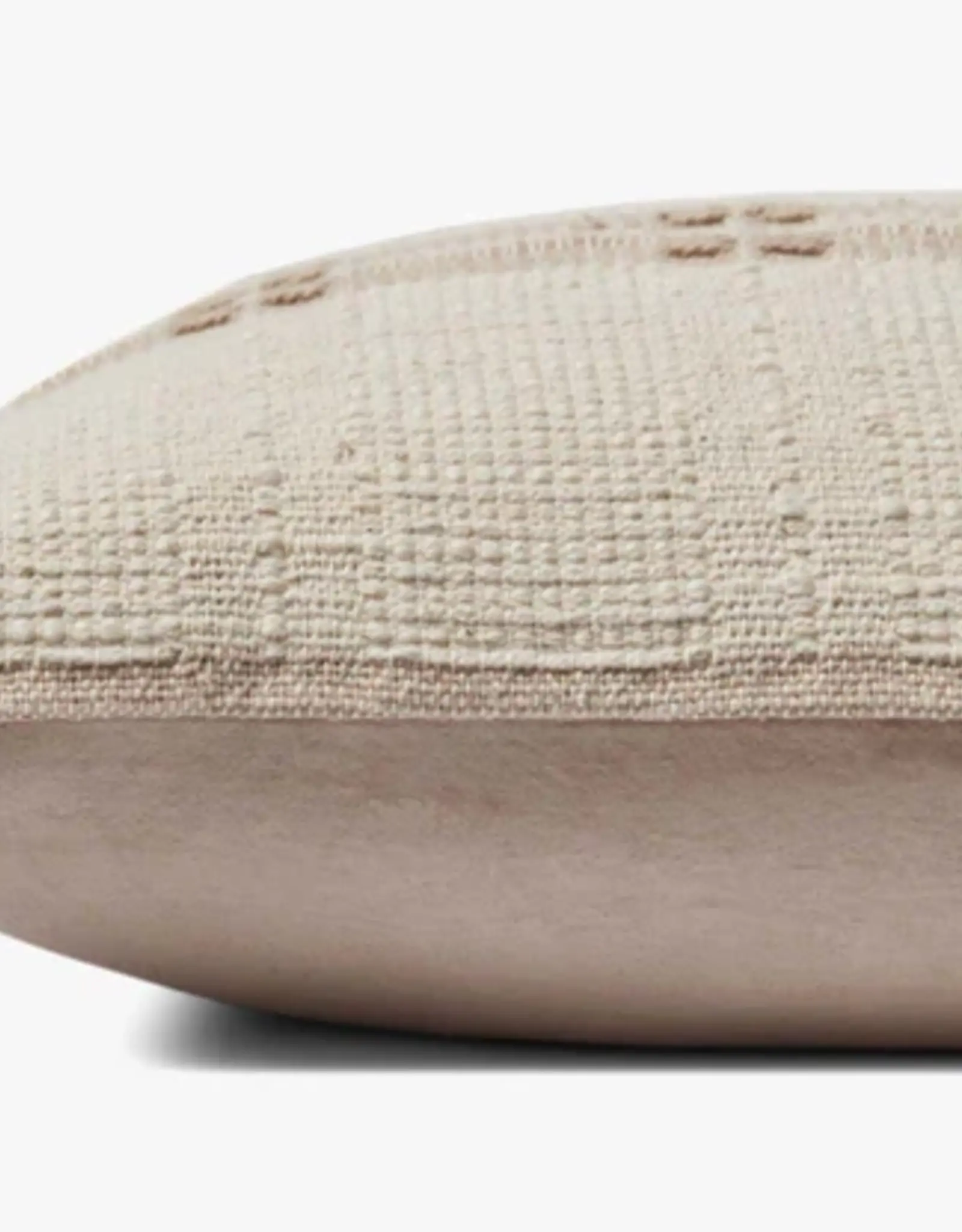 Amber Lewis x Loloi Diego Natural Pillow