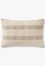 Amber Lewis x Loloi Diego Natural Pillow