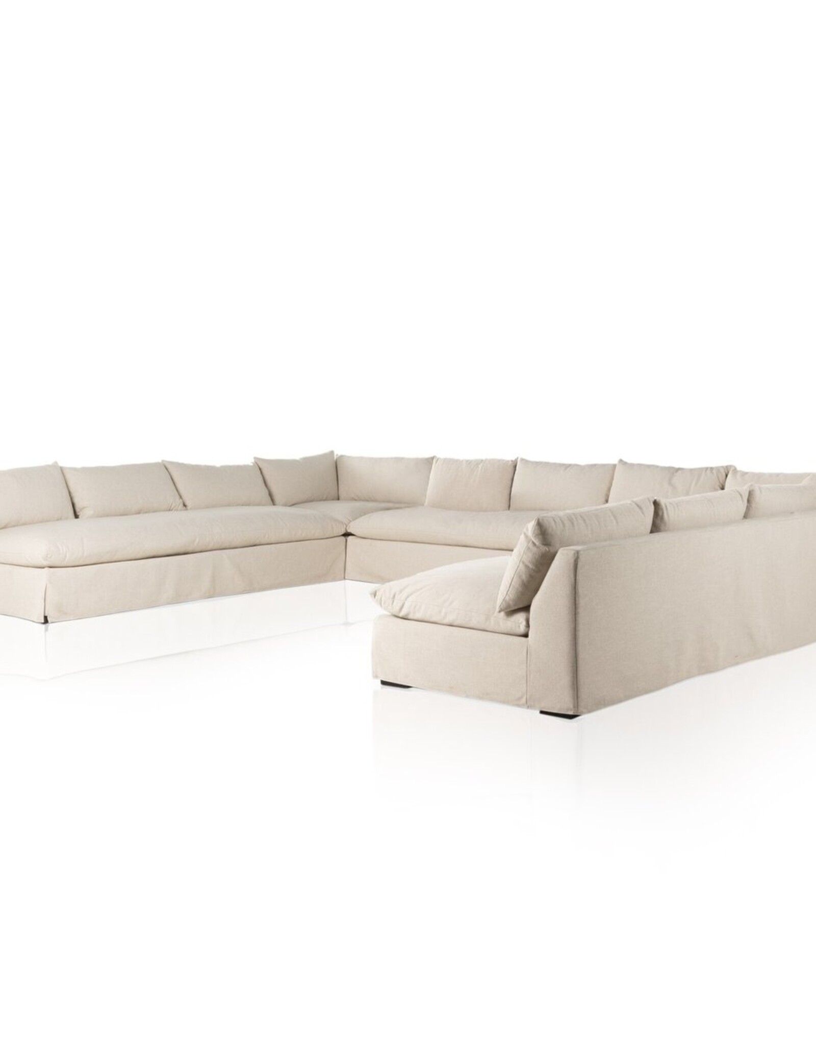 Grant Slipcover 5-Piece Sectional