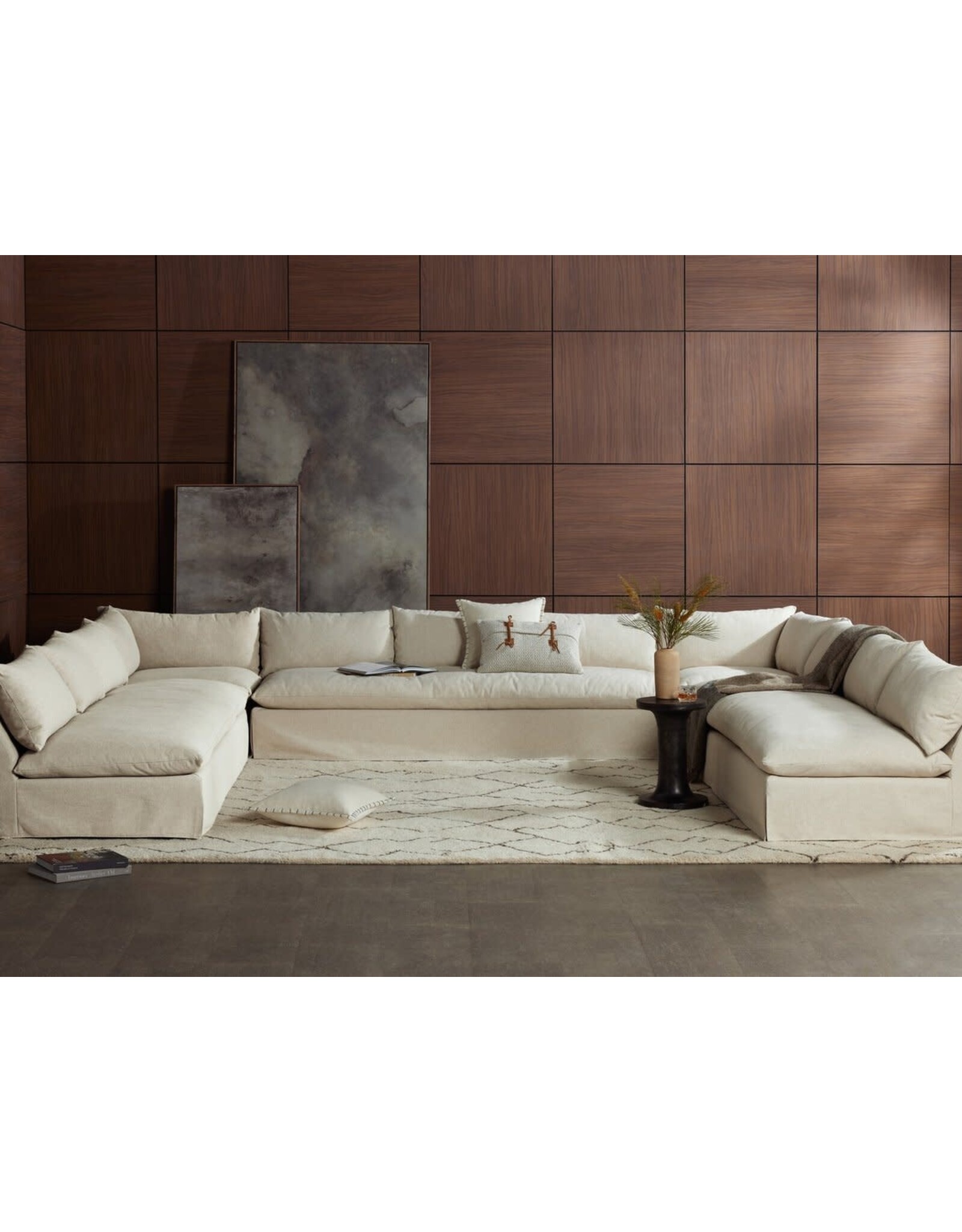 Grant Slipcover 5-Piece Sectional