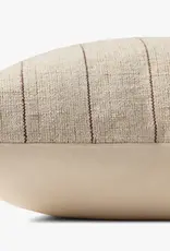 Amber Lewis x Loloi Pillow, Natural/Brown