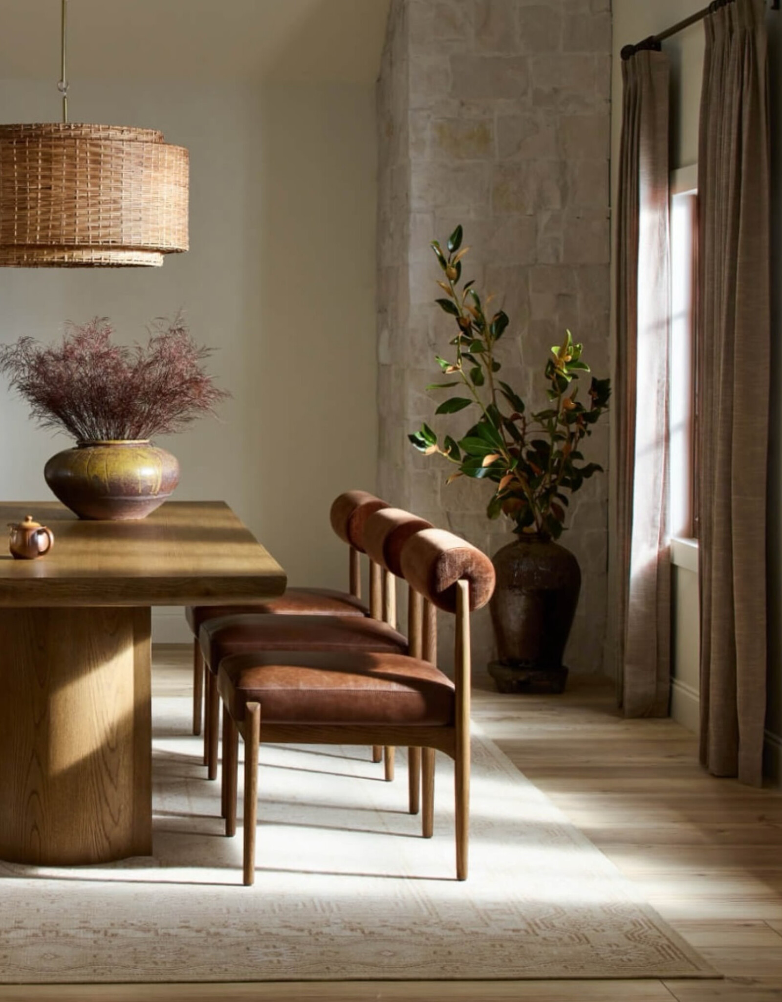 Jazelle Dining Chair in Havana Brown