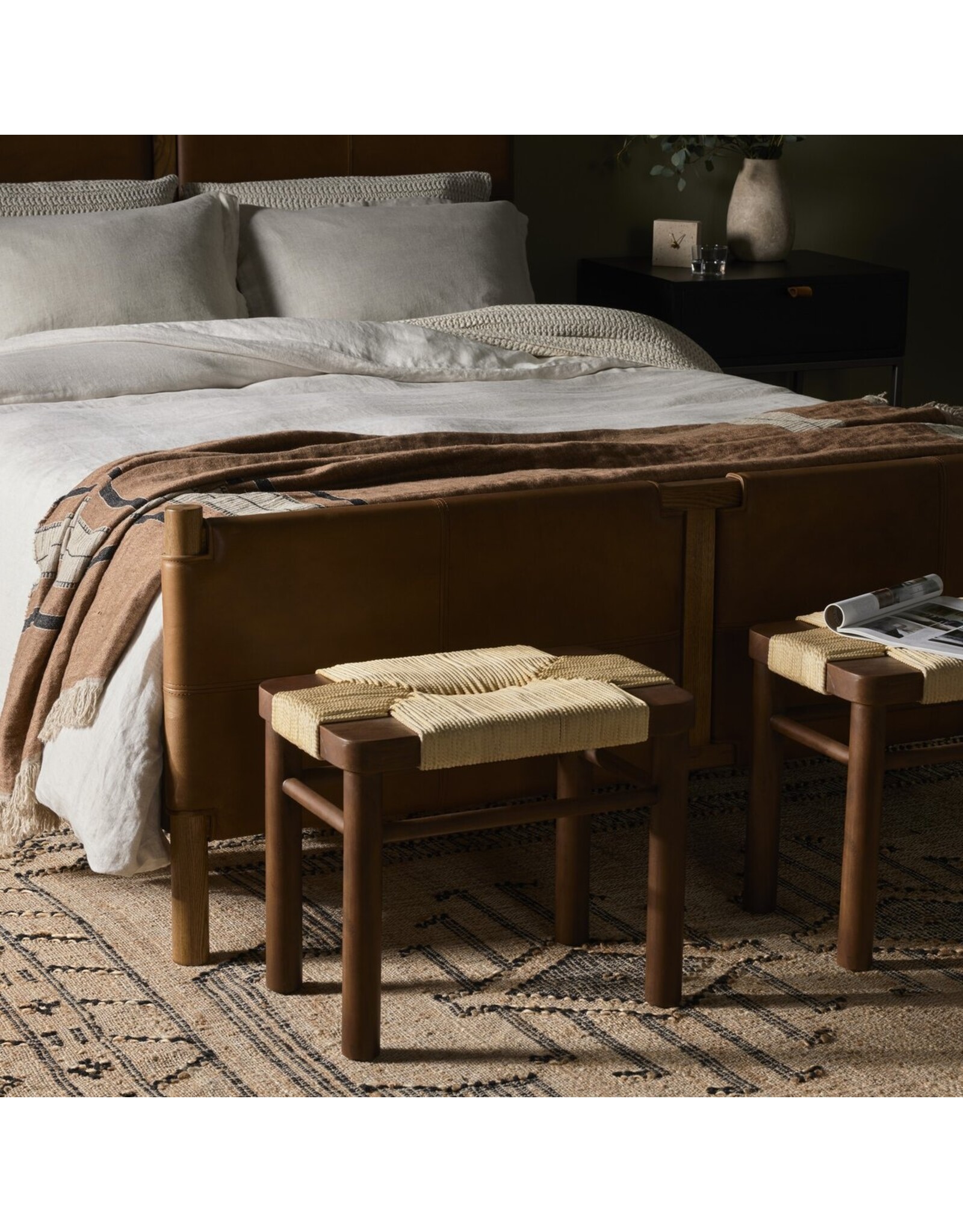 Shona Stool in Russet Mahogany