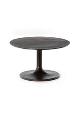 Simone Oval Coffee Table in Antique Rust