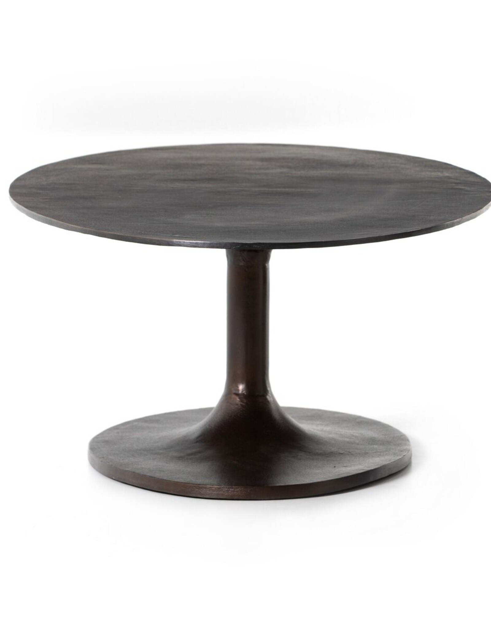 Simone Oval Coffee Table in Antique Rust