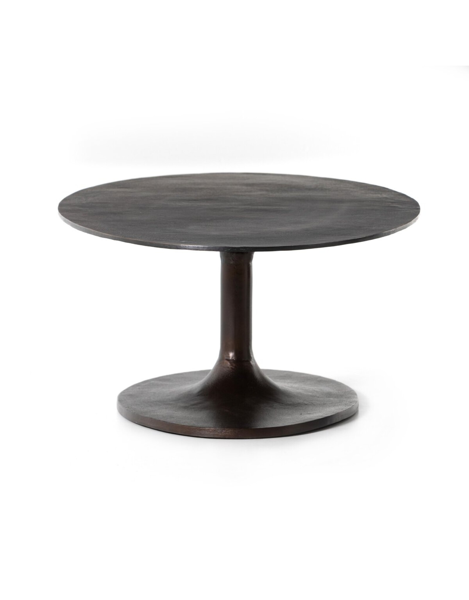 Simone Oval Coffee Table in Antique Rust