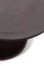 Simone Oval Coffee Table in Antique Rust