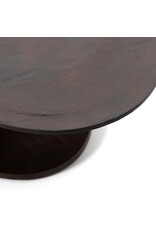 Simone Oval Coffee Table in Antique Rust