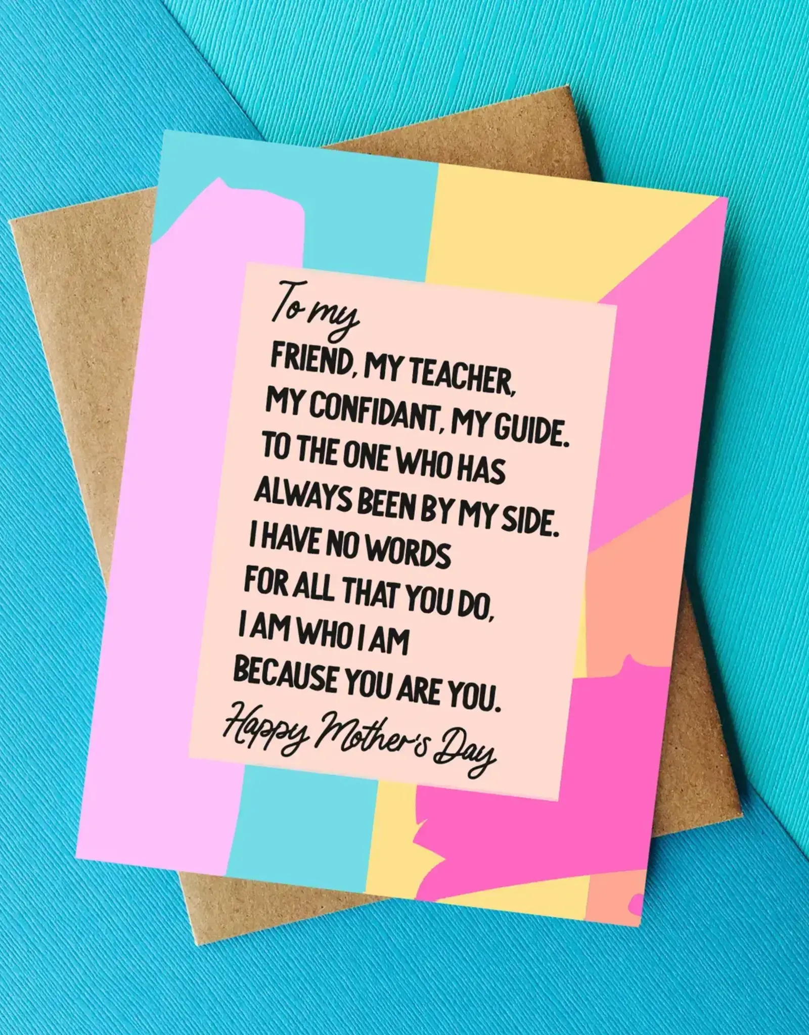 Because You Are You Mothers Day Card