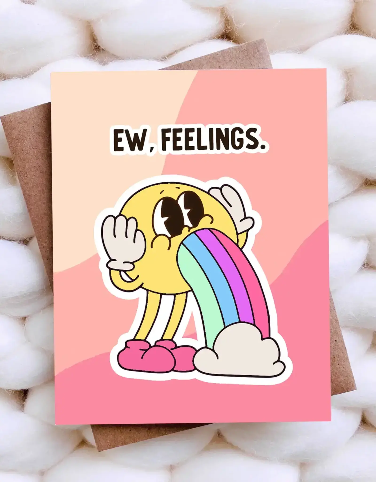 Ew Feelings Sarcastic Anniversary / Friendship Card