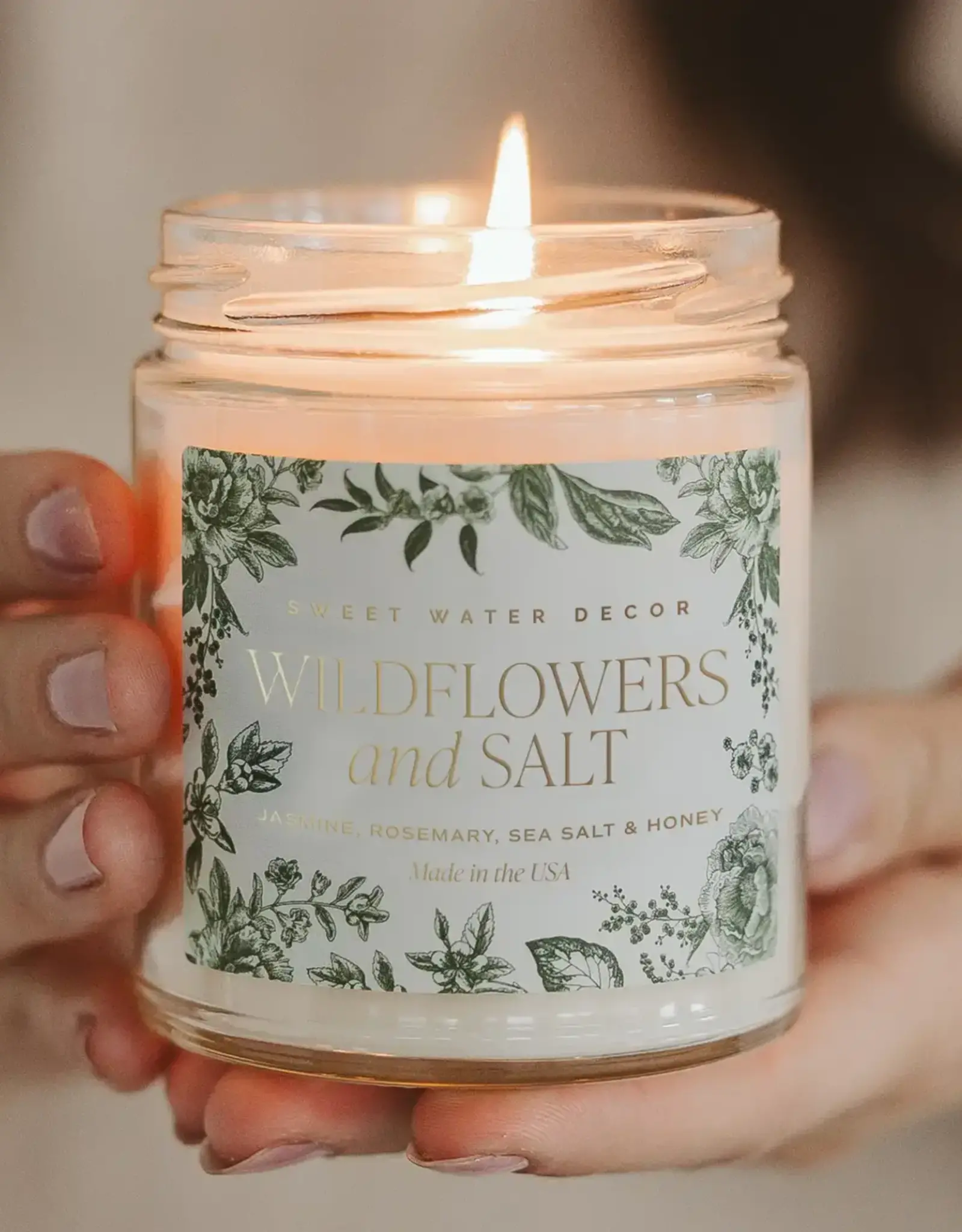 Wildflowers and Salt 9 oz Soy Candle