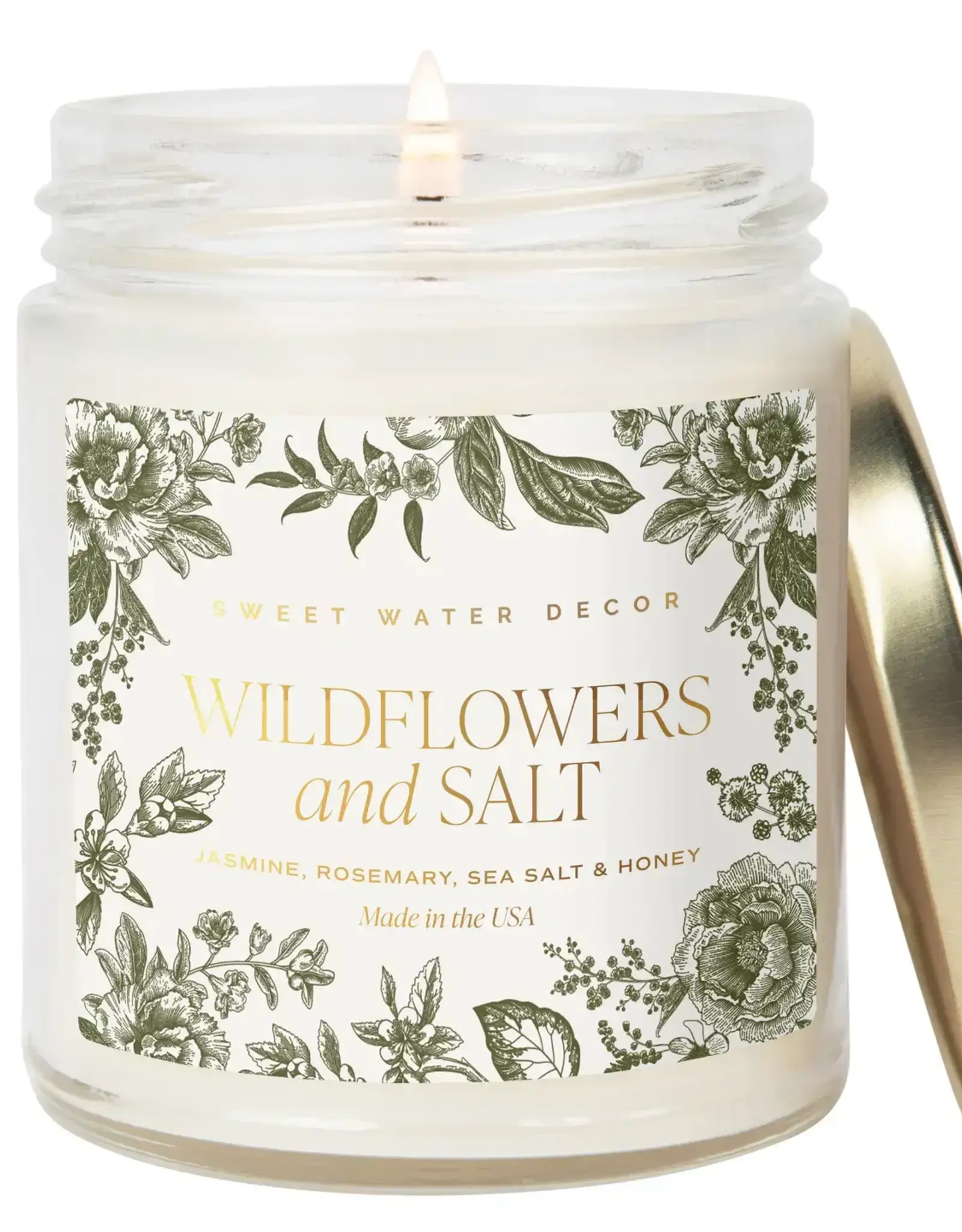 Wildflowers and Salt 9 oz Soy Candle