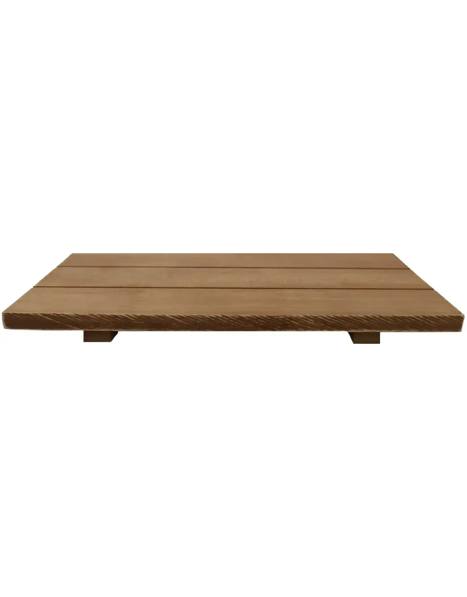 Natural Rectangular Wood Tray