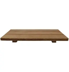 Natural Rectangular Wood Tray