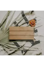 Natural Rectangular Wood Tray