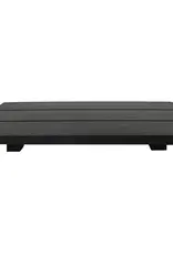 Black Rectangular Wood Tray