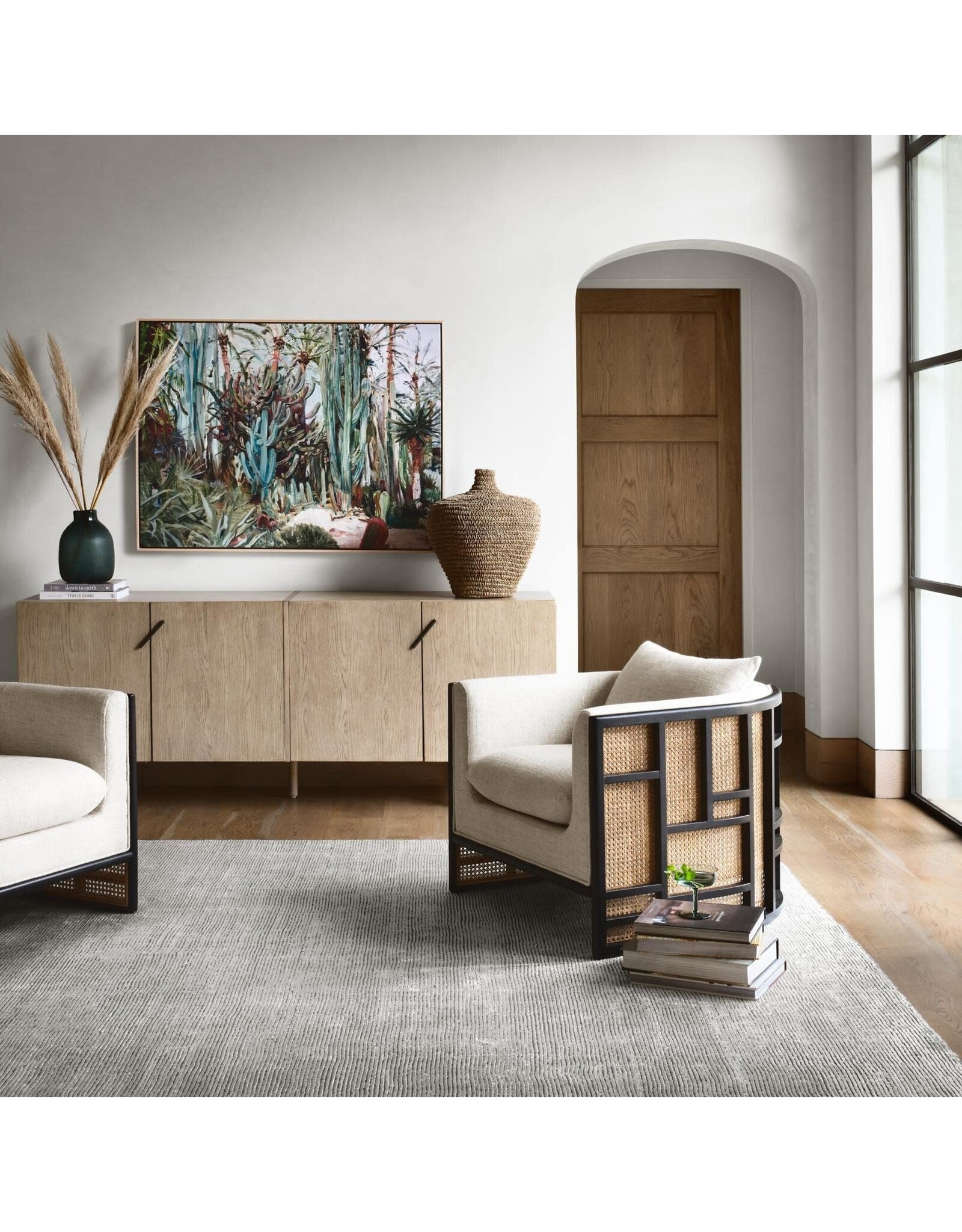 June Chair in Thames Cream