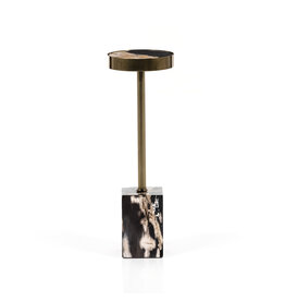 Bevin End Table in Dark Petrified Wood
