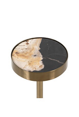 Bevin End Table in Dark Petrified Wood