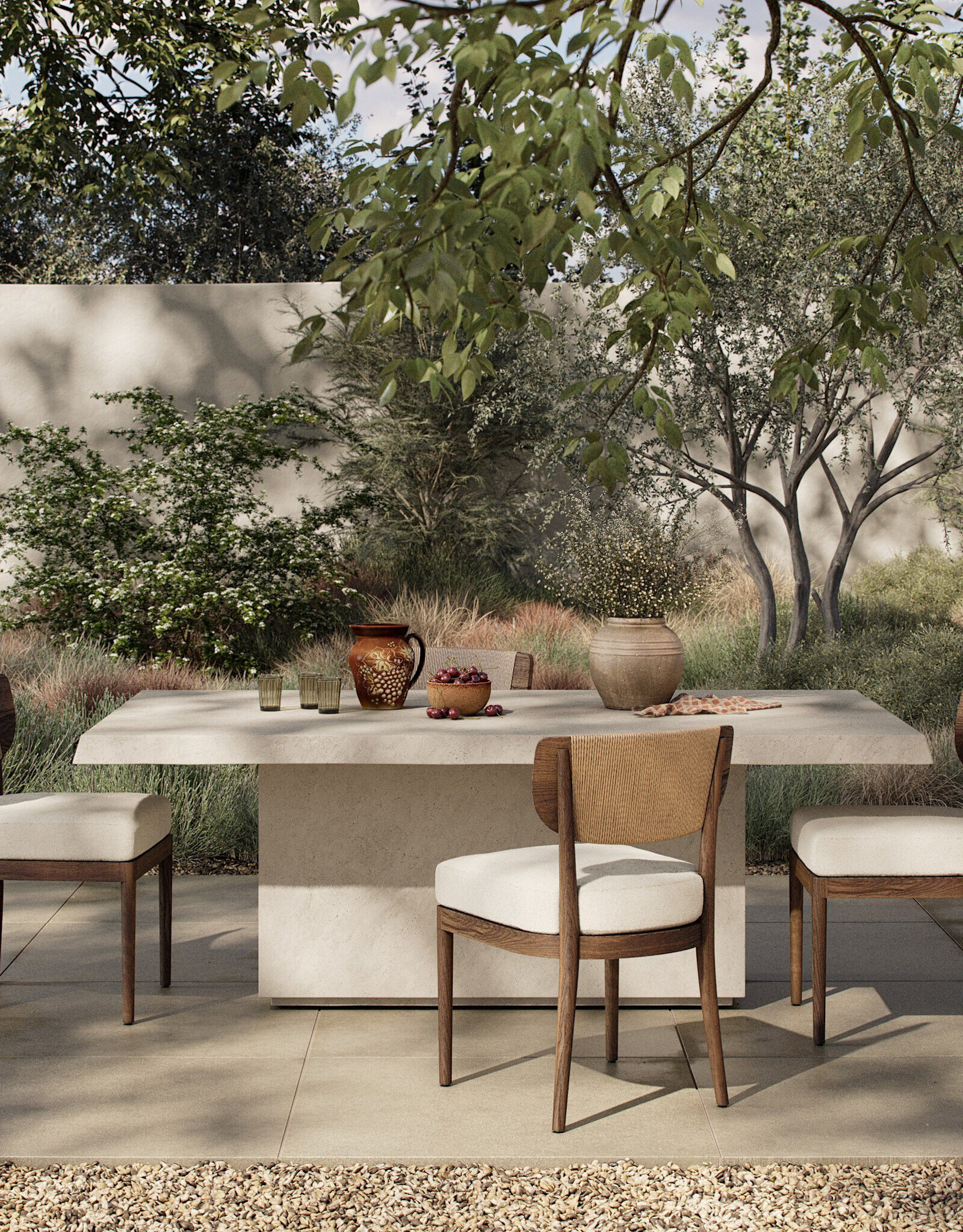 Avila Outdoor Rectangular Dining Table 84"