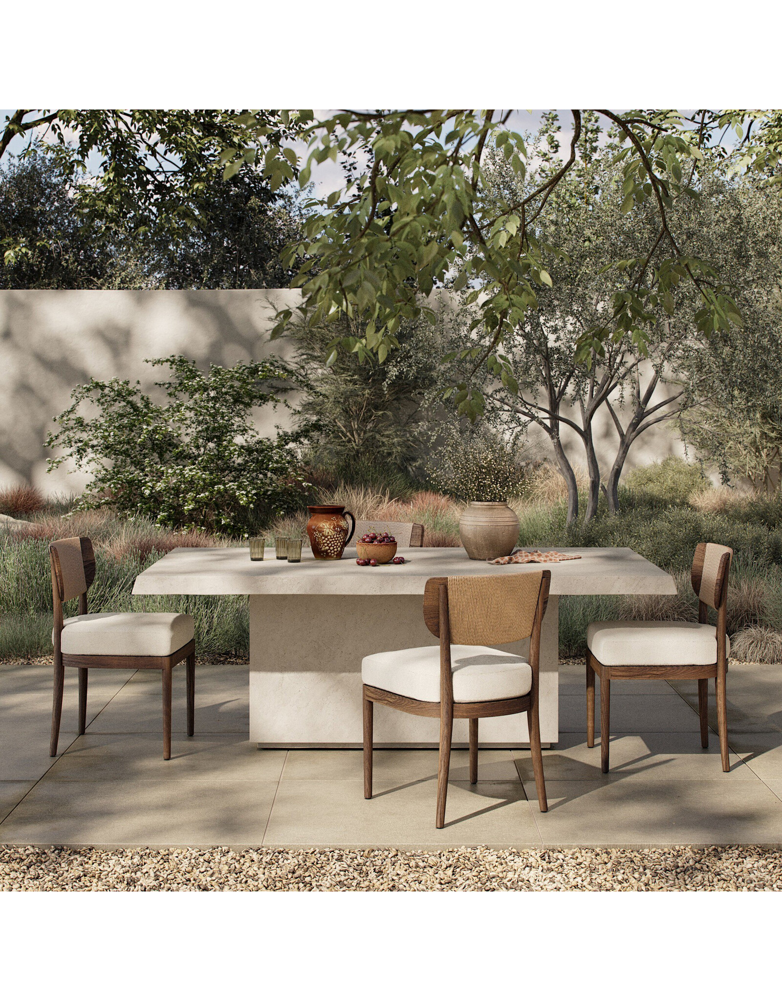 Avila Outdoor Rectangular Dining Table 84"