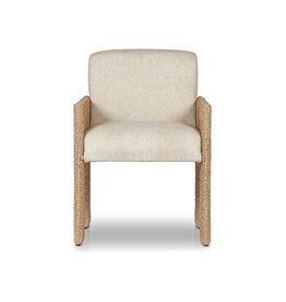 Amur Outdoor Dining Chair in Ellor Beige