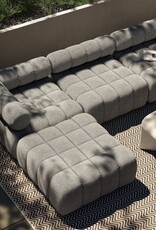Roma Outdoor 3-Piece Sectional in Faye Ash 109"