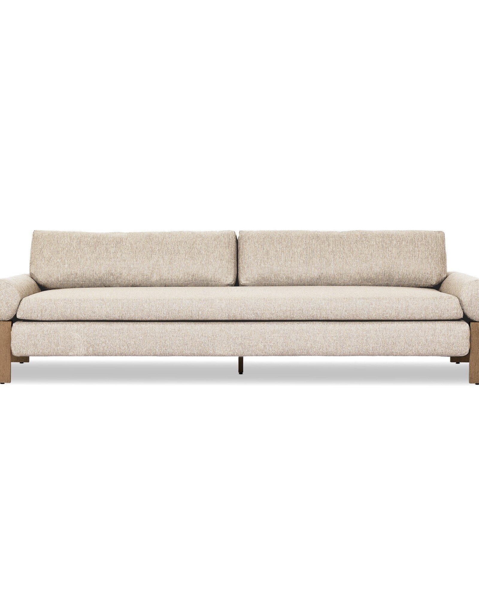 Joette Outdoor Sofa in Ellor Beige 104"