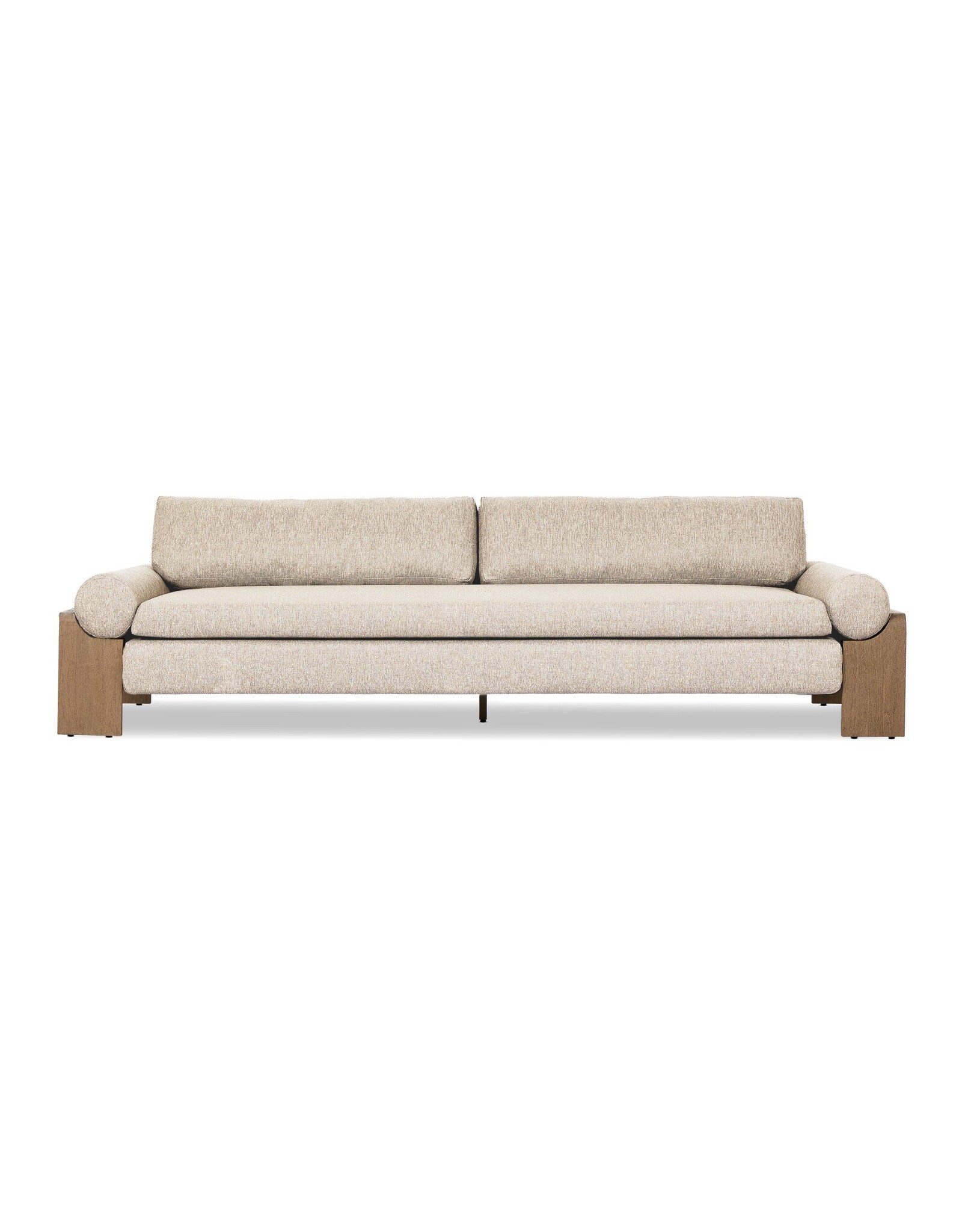 Joette Outdoor Sofa in Ellor Beige 104"