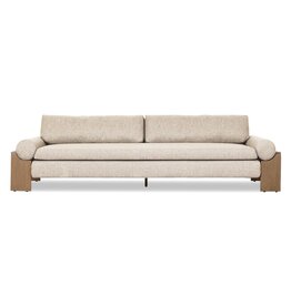 Joette Outdoor Sofa in Ellor Beige 104"