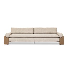 Joette Outdoor Sofa in Ellor Beige 104"