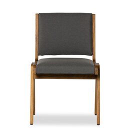 Colima Outdoor Dining Chair in Charcoal