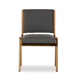 Colima Outdoor Dining Chair in Charcoal