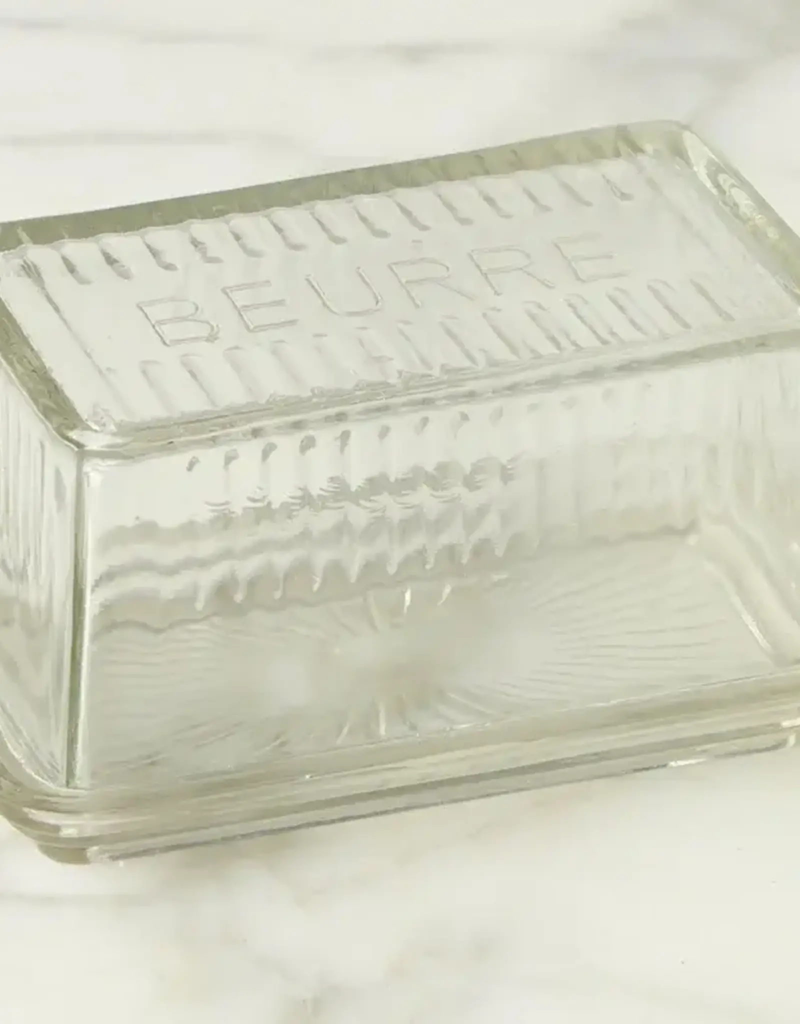 Bistro Glass Butter Dish