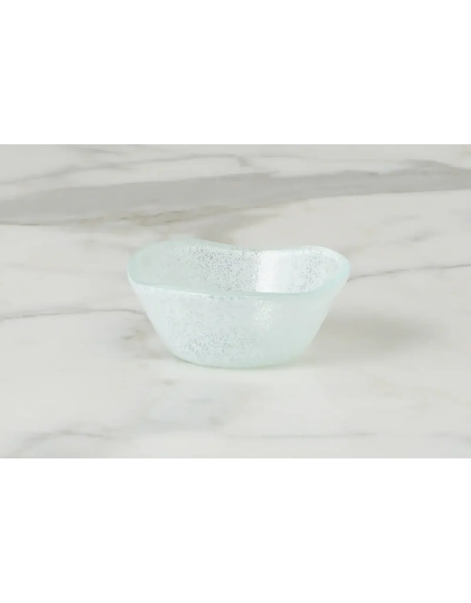 Glass Dipping Bowl, White