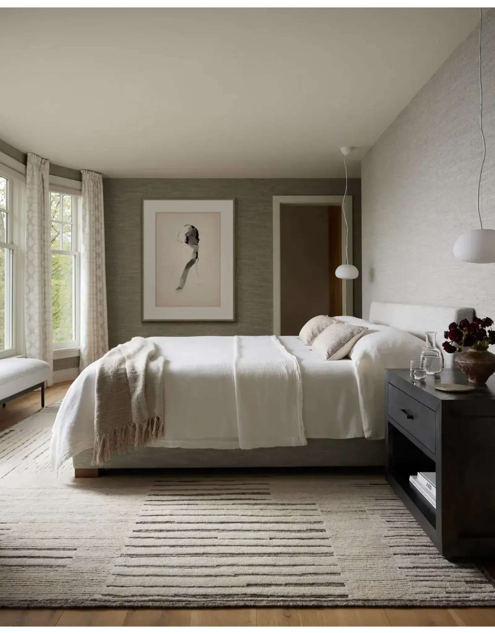 Moore Rug MOE-2 Dove/Ivory