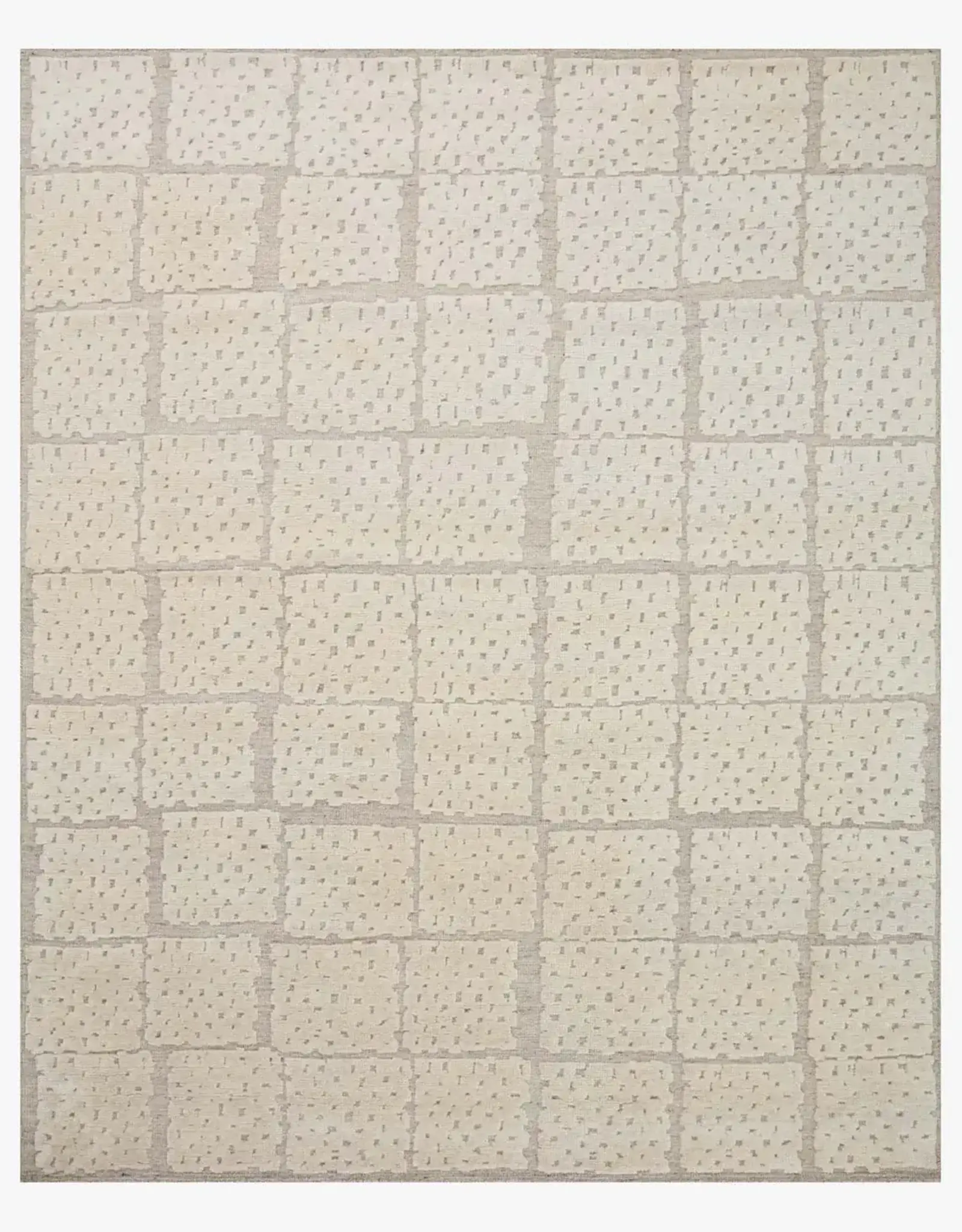 Carrier & Company × Loloi Moore Rug MOE-4 Pebble/Ivory