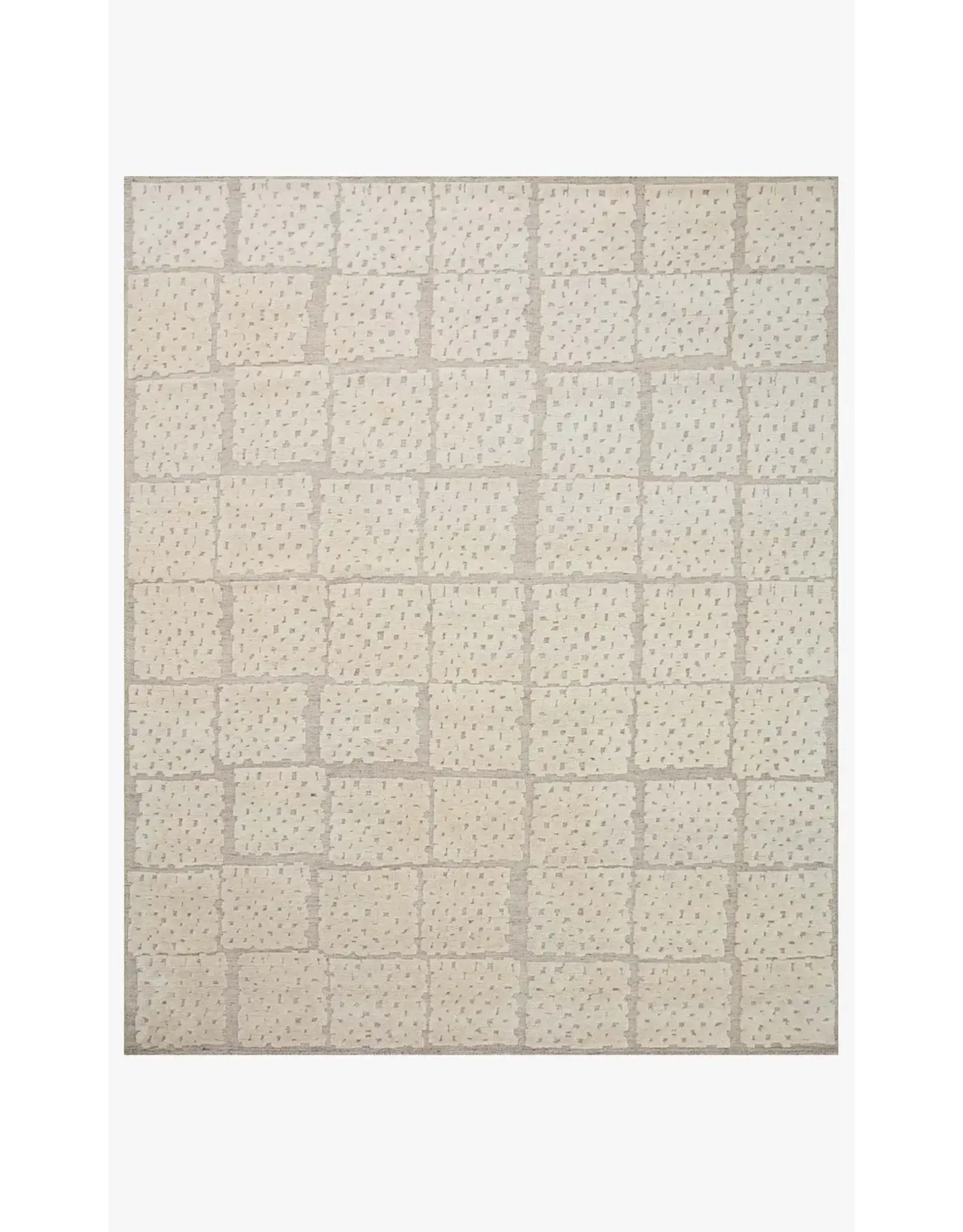 Carrier & Company × Loloi Moore Rug MOE-4 Pebble/Ivory