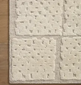 Carrier & Company × Loloi Moore Rug MOE-4 Pebble/Ivory