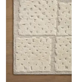 Carrier & Company × Loloi Moore Rug MOE-4 Pebble/Ivory