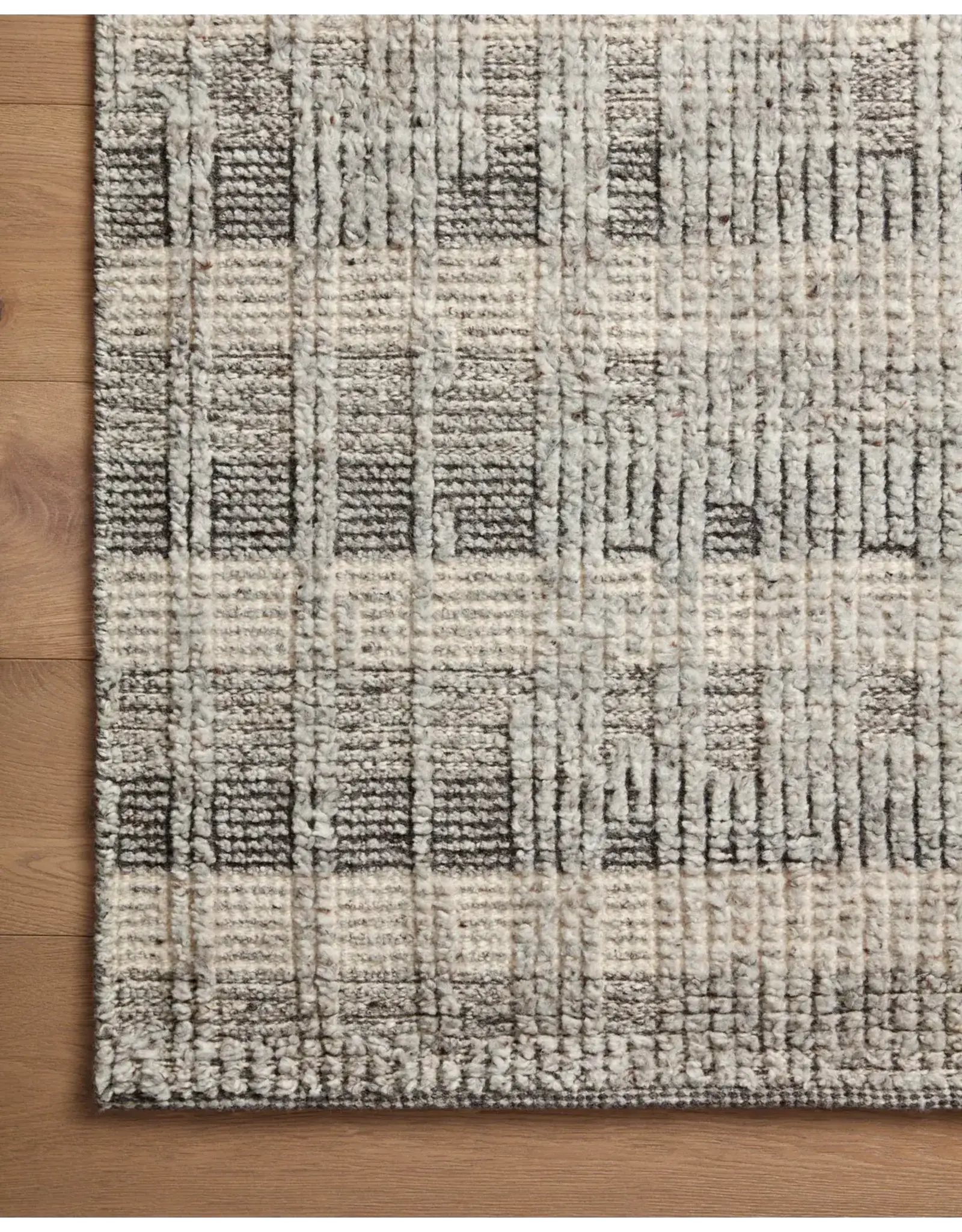 Carrier & Company × Loloi Vestry Rug VES-02 Stone/Charcoal